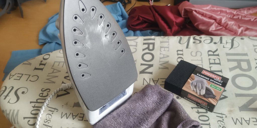 how to clean an iron