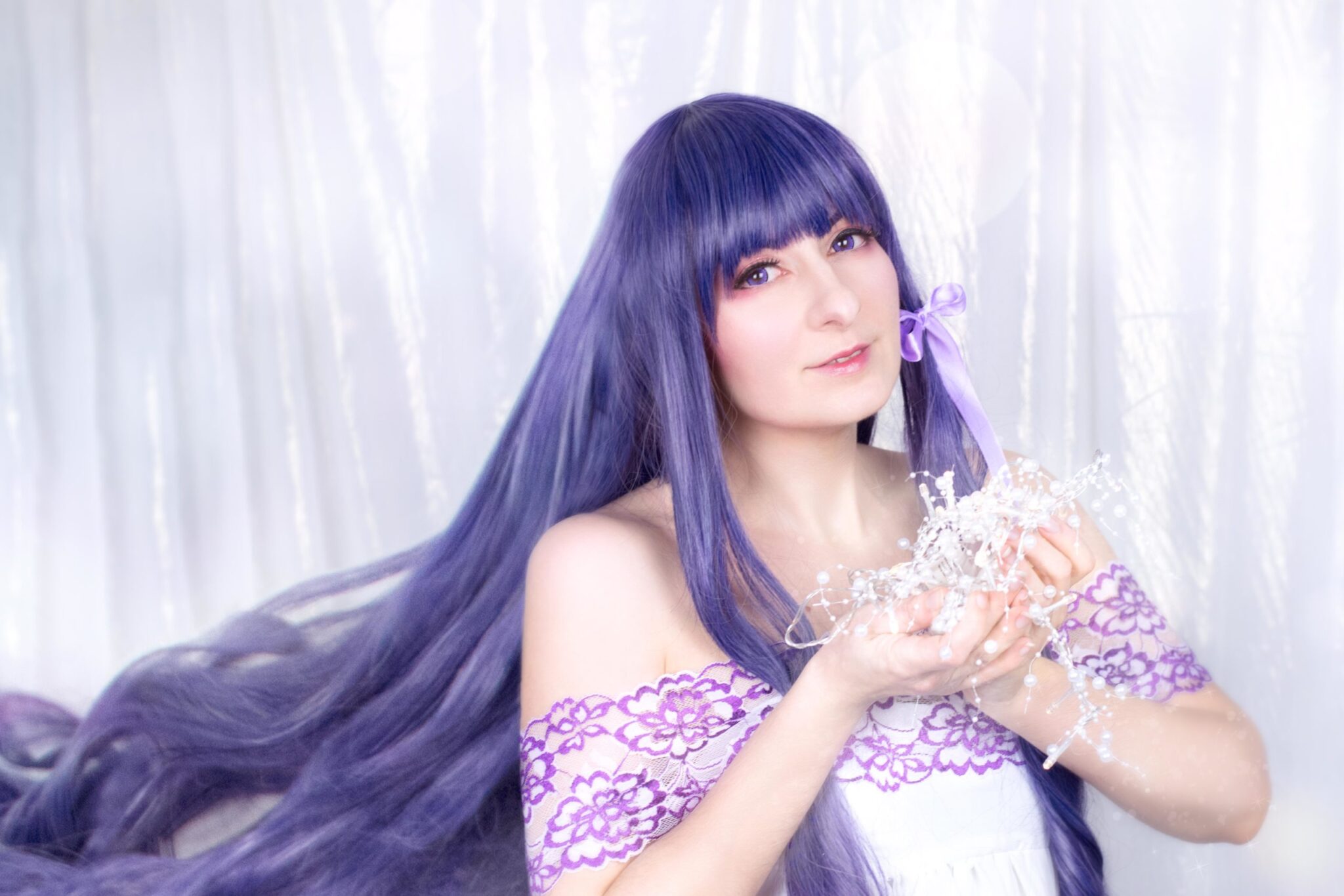 Tomoyo Purple Dress cosplay