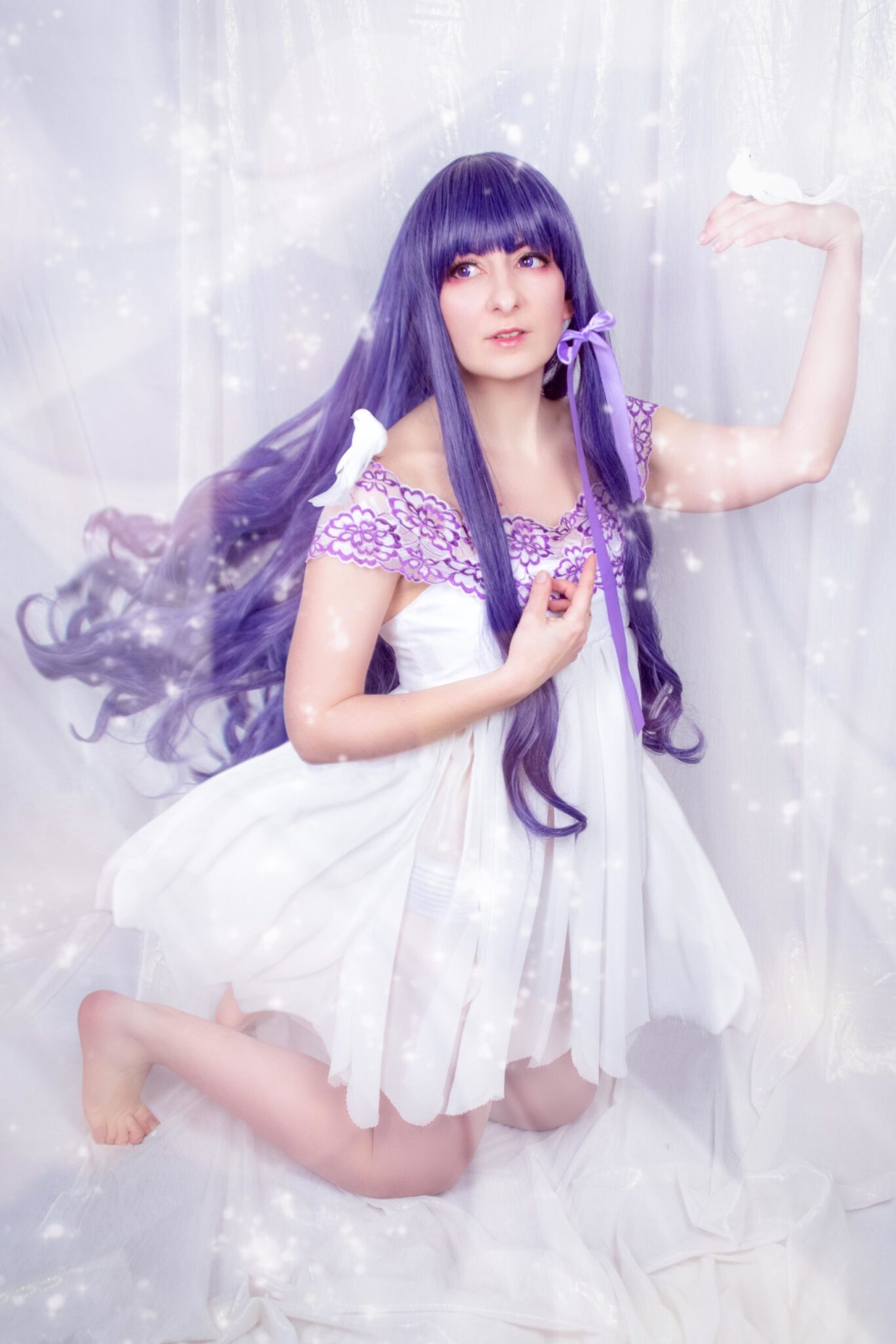 Tomoyo Purple Dress cosplay