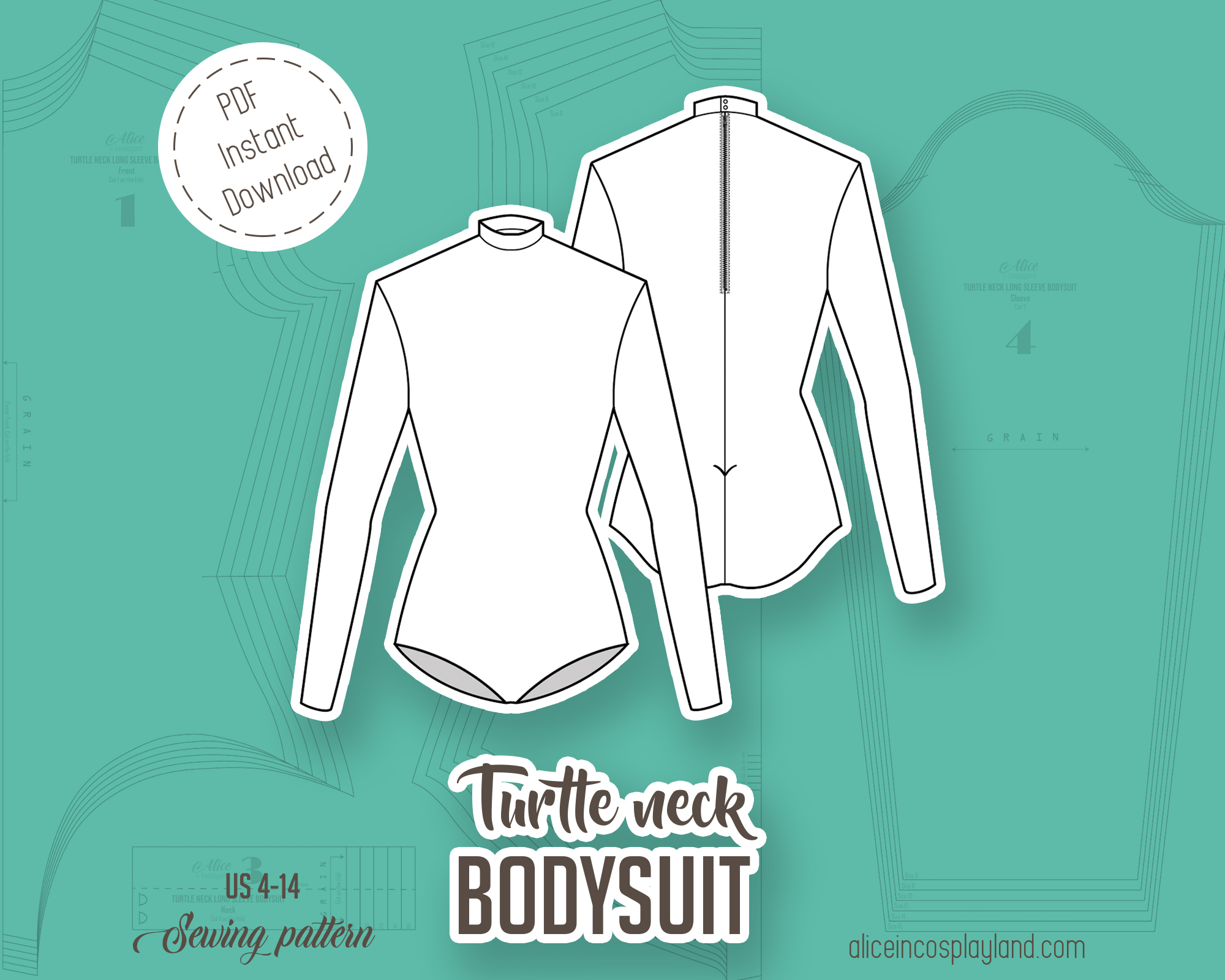 Bodysuit pattern