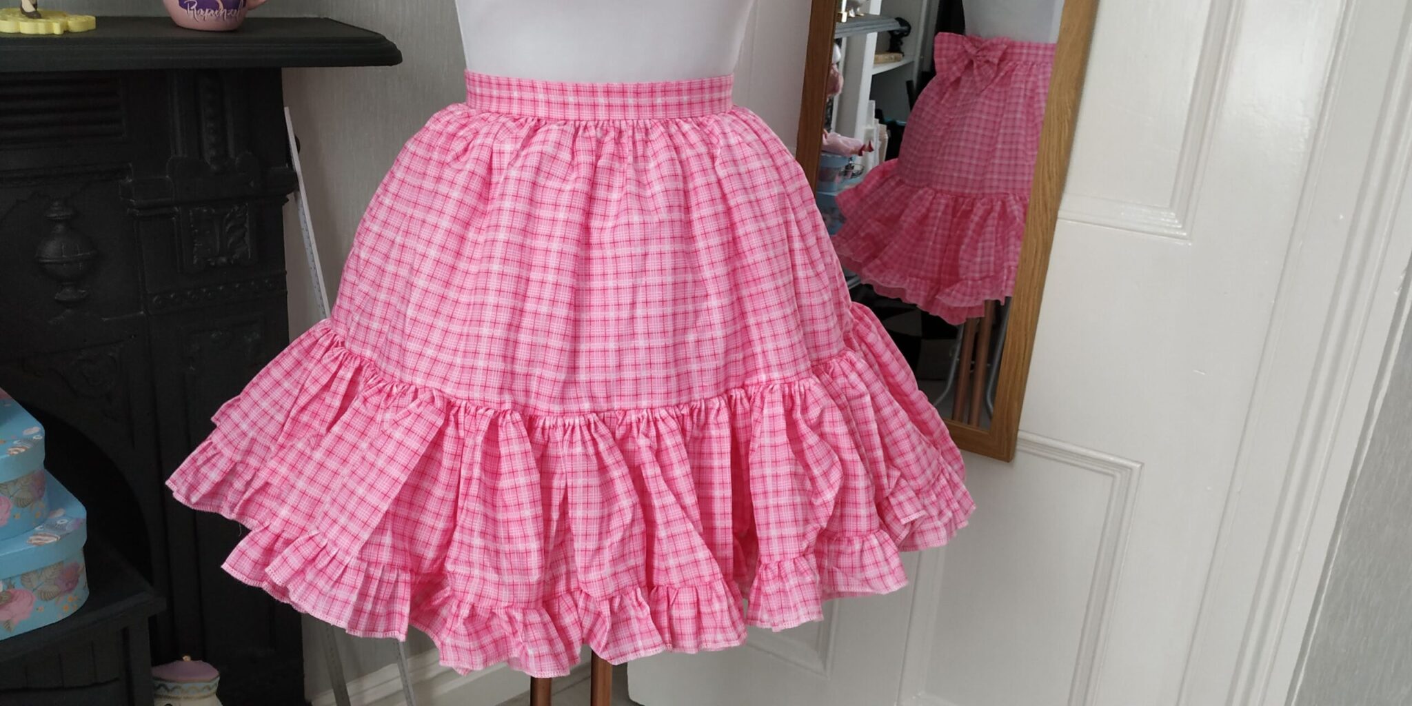 lolita tiered skirt tutorial