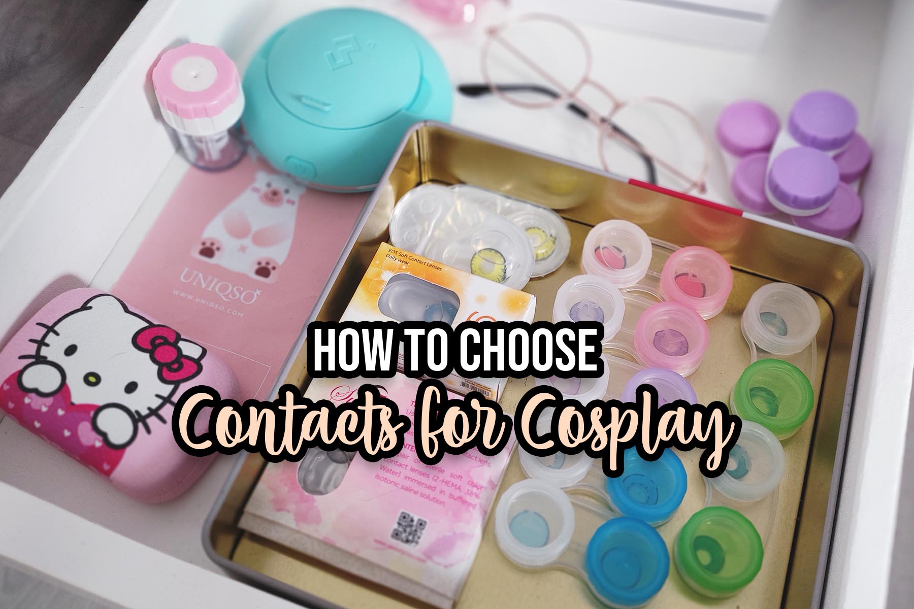 choose contacts for cosplay