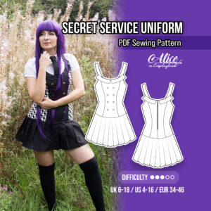 Secret Service Uniform Sewing Pattern