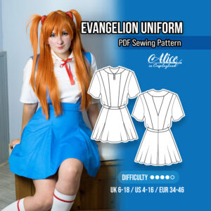 Evangelion Uniform Sewing Pattern