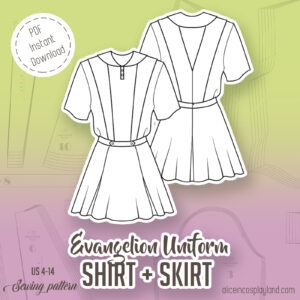 Evangelion Uniform Sewing Pattern