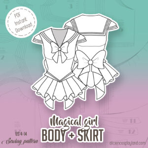 Magical Girl Uniform Sewing Pattern