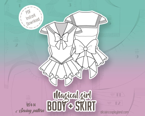 Magical Girl Uniform Sewing Pattern