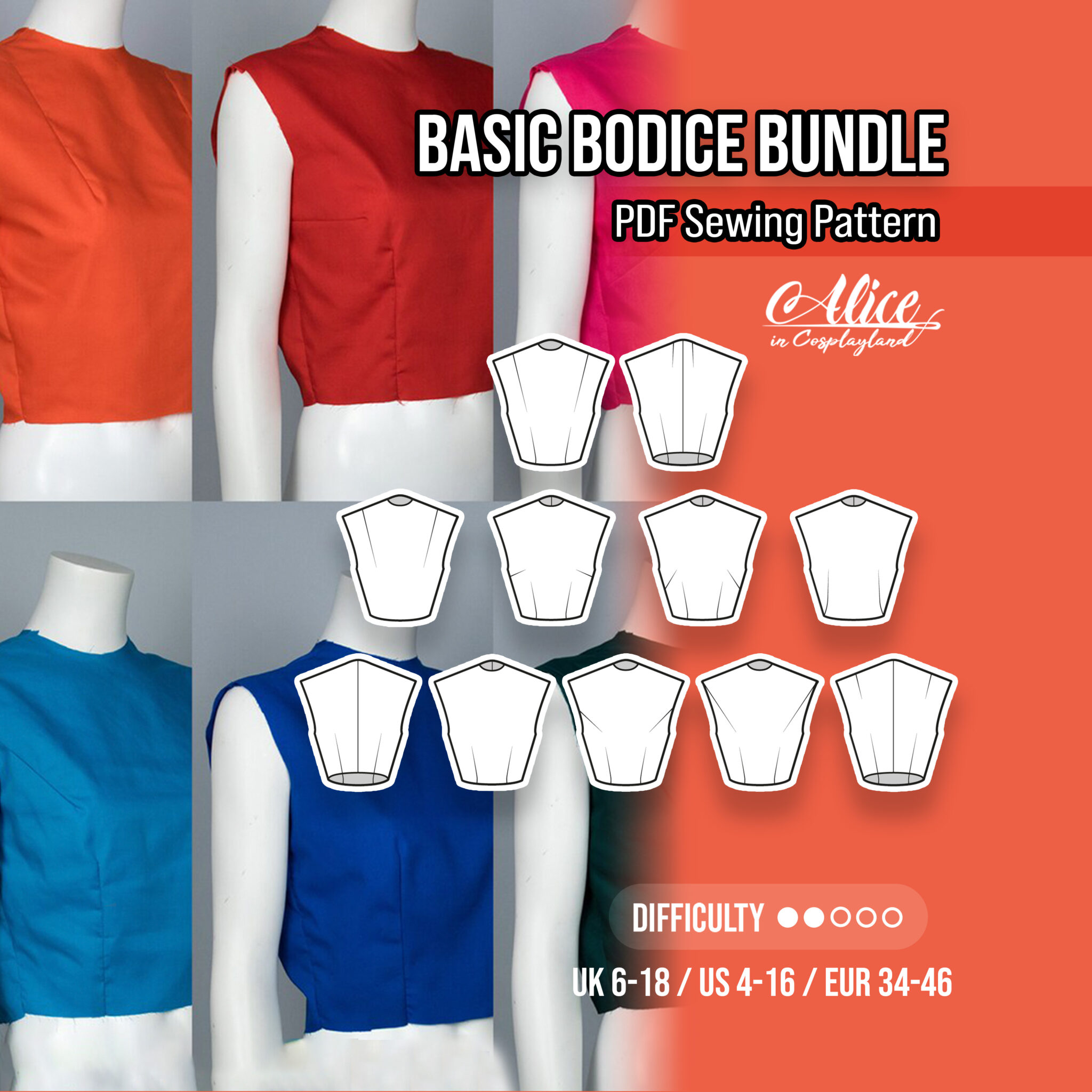 Basic Bodice Bundle Sewing Pattern