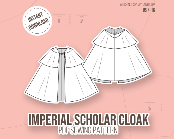 Imperial Scholar Cloak Sewing Pattern