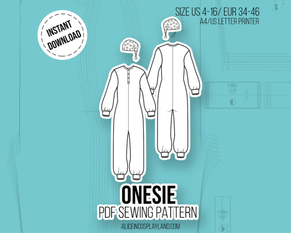 Onesie sewing pattern