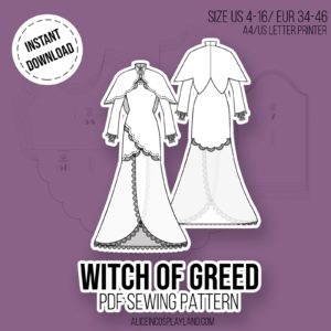 Witch of Greed Sewing Pattern