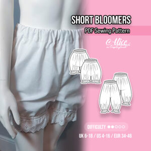 Short Bloomers Sewing Pattern