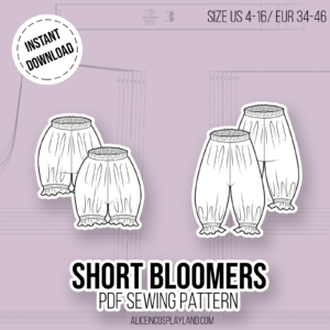 Short Bloomers Sewing Pattern