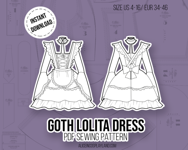 Gothic lolita dress Sewing Pattern