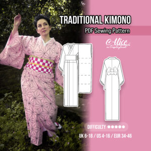 Traditional Kimono Sewing Pattern