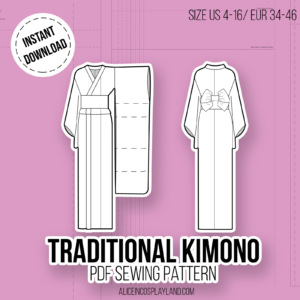 Traditional Kimono Sewing Pattern