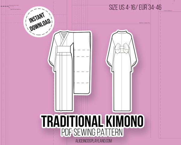 Traditional Kimono Sewing Pattern