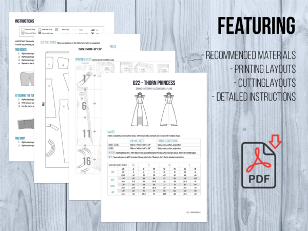 Mulan Han Fu Sewing Pattern - Image 7