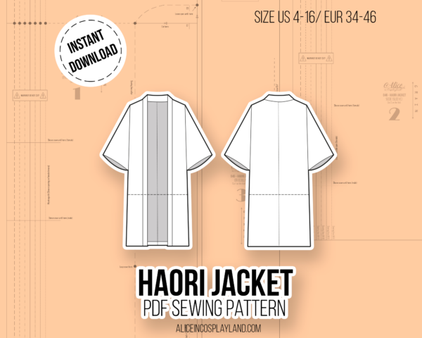 Haori Jacket Sewing Pattern