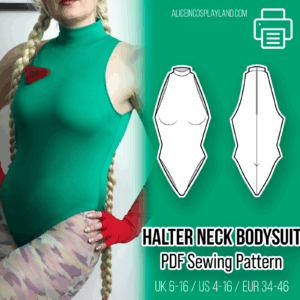 Halter Neck Bodysuit Sewing Pattern
