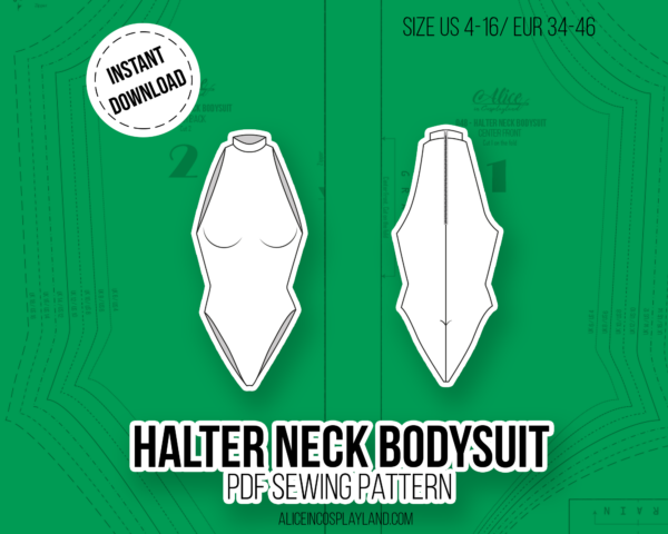 Halter Neck Bodysuit Sewing Pattern