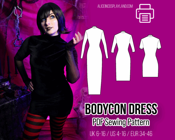 Bodycon Dress Sewing Pattern