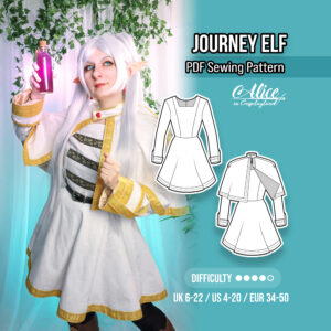 Frieren cosplay sewing pattern