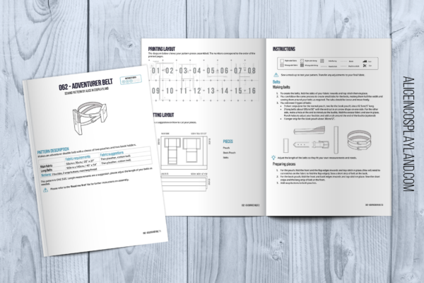 Adventurer Belt Sewing Pattern - Image 3