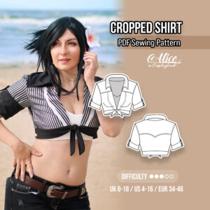 Cropped Shirt Sewing Pattern