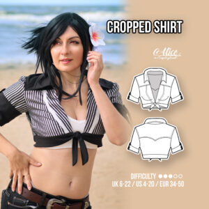 Cropped Shirt Sewing Pattern