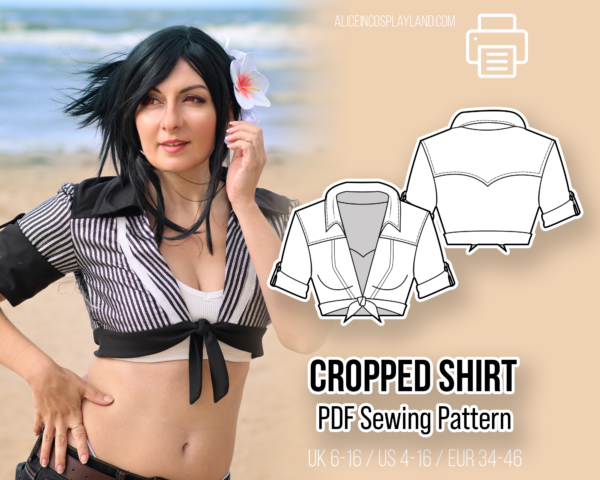 Cropped Shirt Sewing Pattern