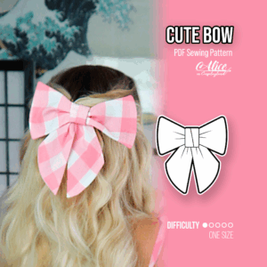 Cute Bow Sewing Pattern