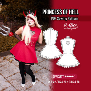 Princess of Hell Sewing Pattern