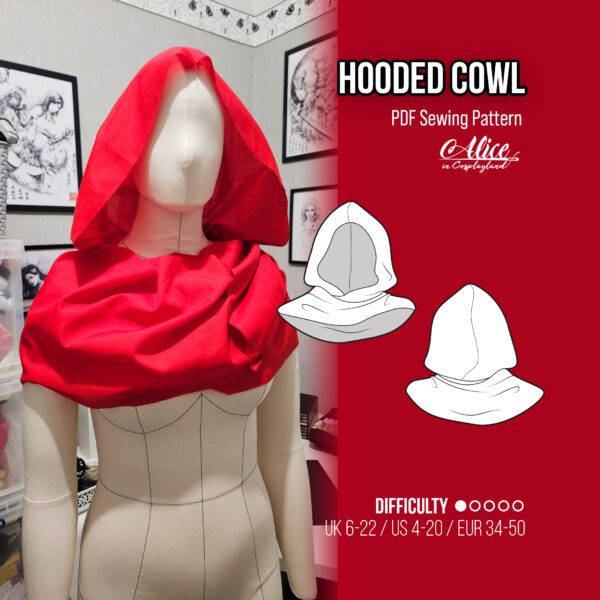 Hooded Cowl Sewing Pattern