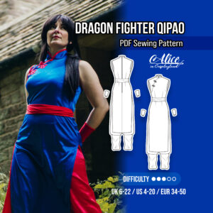 Dragon Fighter Qipao Sewing Pattern
