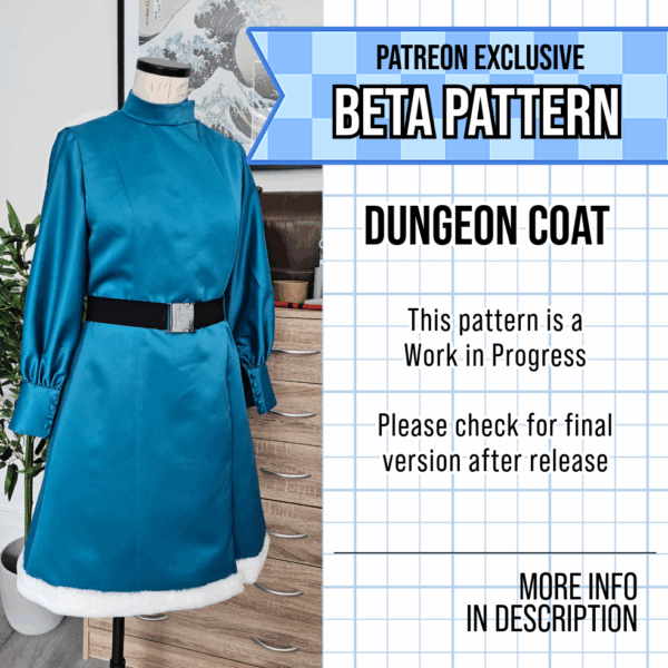 BETA Dungeon Coat Sewing Pattern