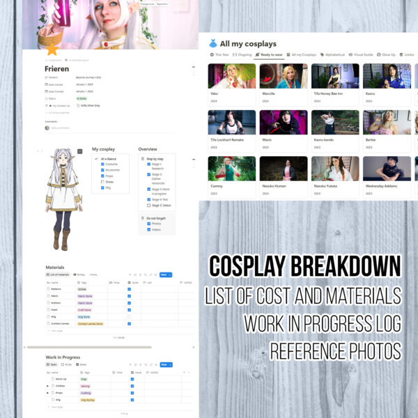 Digital Cosplay Planner - Image 4