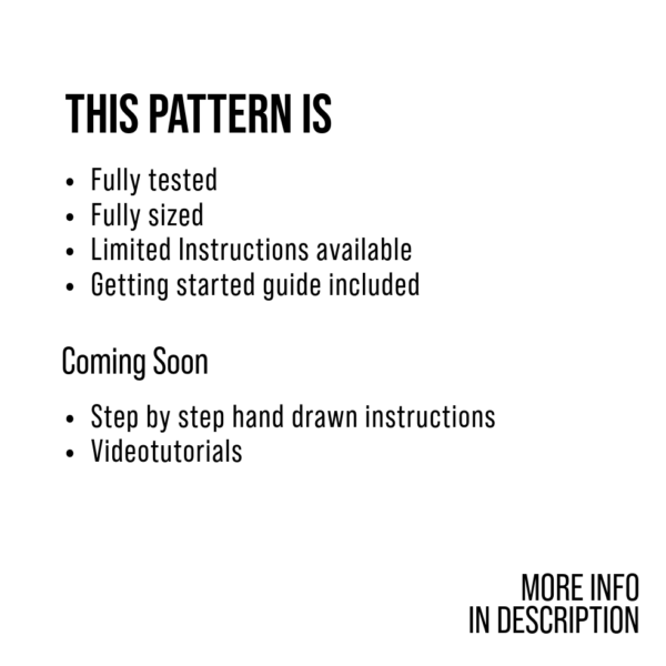 PREORDER Kpop Diva 2 Piece Set Sewing Pattern - Image 2