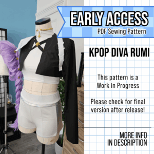 PREORDER Golden Kpop Diva Rumi Sewing Pattern