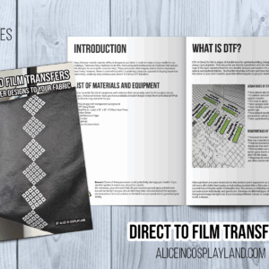 Direct to film Transfers Tutorial Booklet