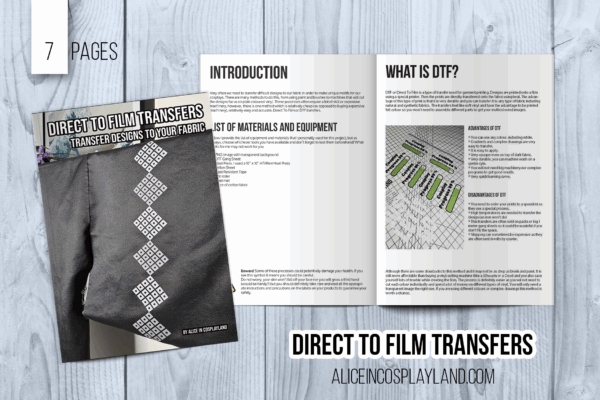 Direct to film Transfers Tutorial Booklet