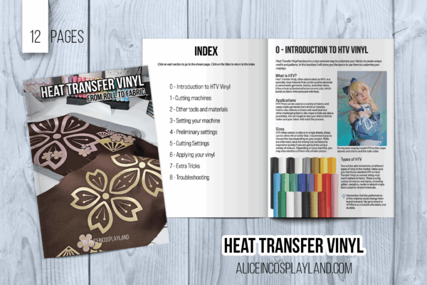 Heat Transfer Vinyl Tutorial Booklet