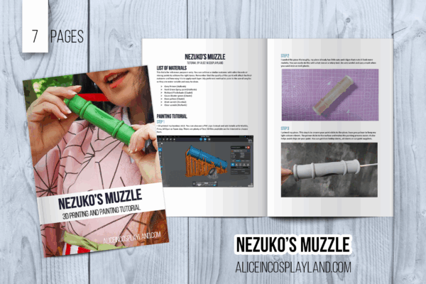 Nezuko's Muzzle Tutorial Booklet