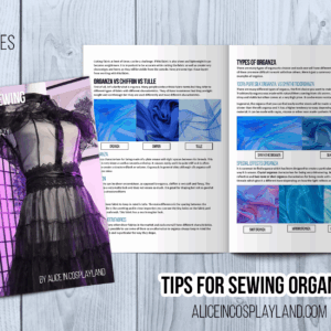 Sewing Organza Tutorial Booklet