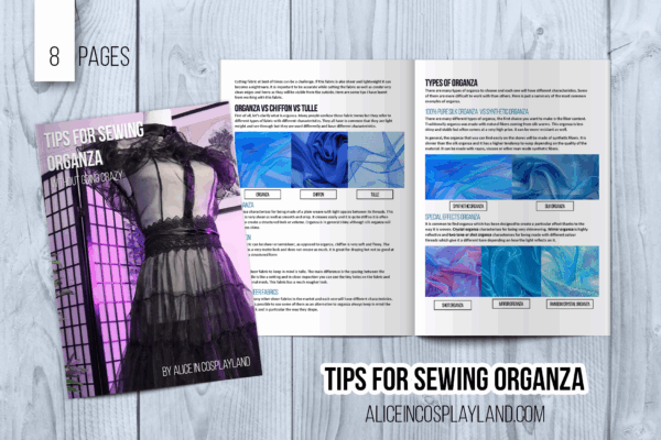 Sewing Organza Tutorial Booklet