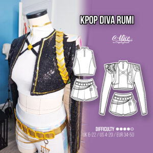 Golden Kpop Diva Rumi Sewing Pattern