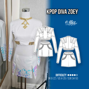 Golden Kpop Diva Zoey Sewing Pattern