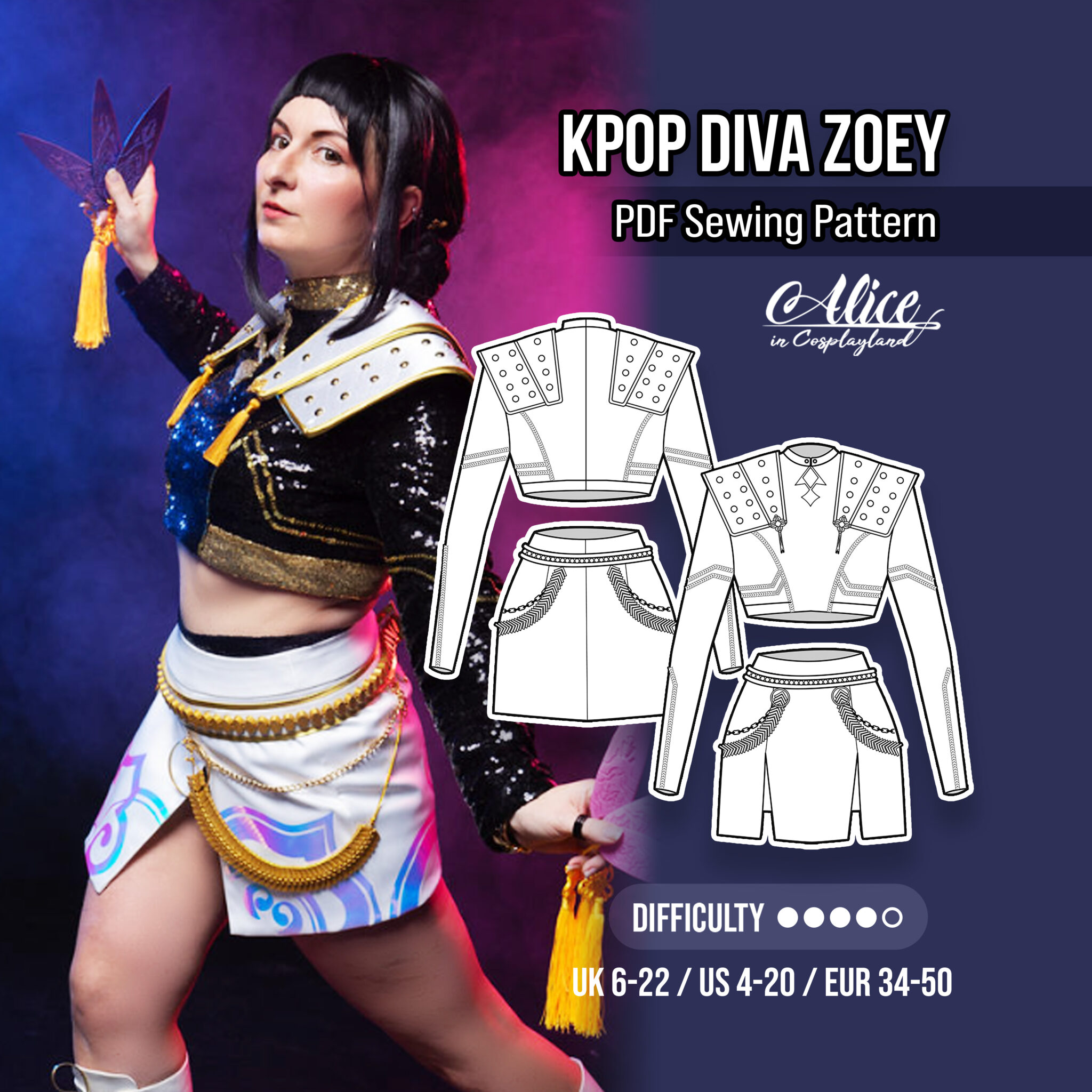 kpop zoey pattern