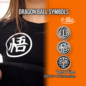 Dragon Ball Symbols Vector