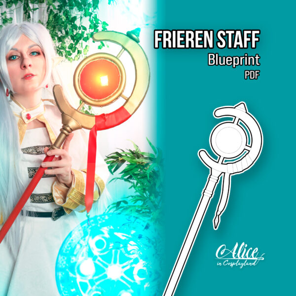Frieren Staff Blueprint